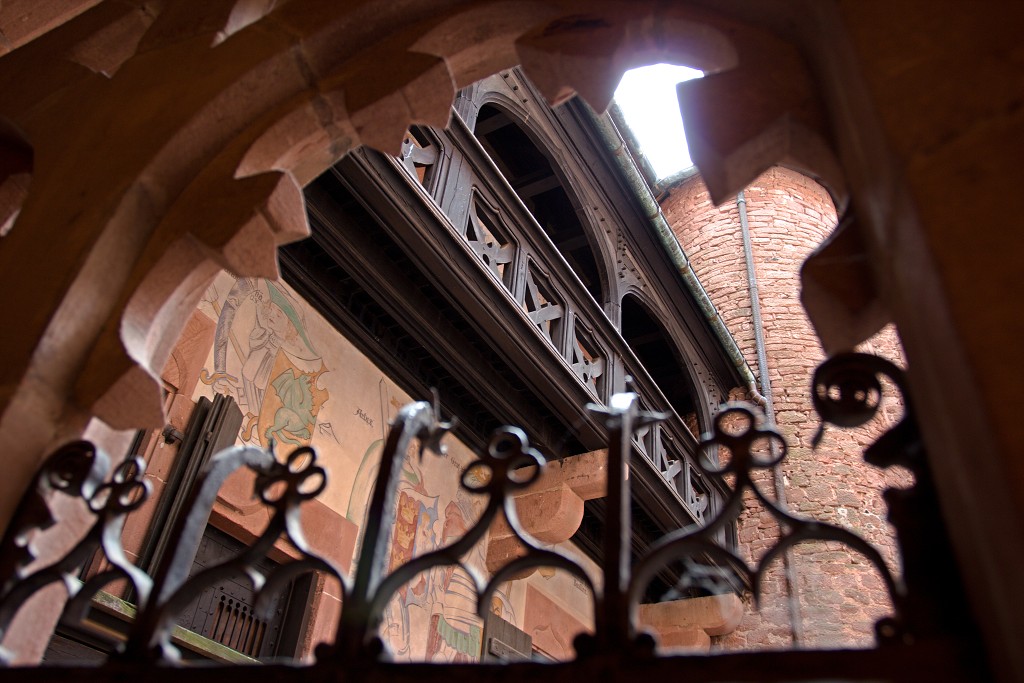 chateau koenigsbourg koenigsburg kasteel burcht hdr orschwiller elzas vogezen france frankrijk fort
